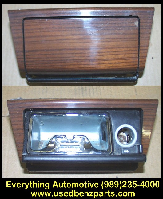 W124 Ashtray assembly Removed from'89 300E Wood surround is OK 